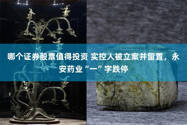 哪个证券股票值得投资 实控人被立案并留置，永安药业“一”字跌停