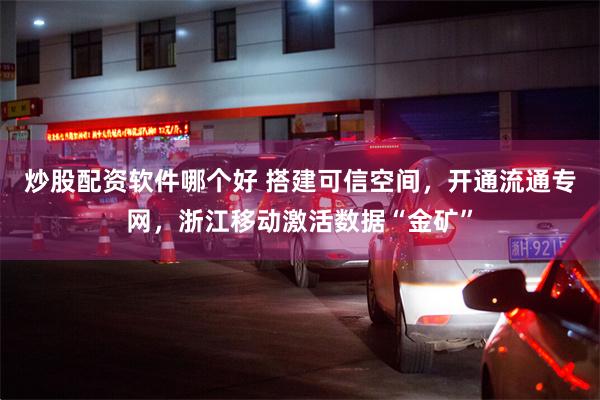 炒股配资软件哪个好 搭建可信空间，开通流通专网，浙江移动激活数据“金矿”