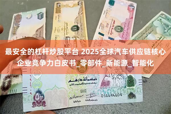 最安全的杠杆炒股平台 2025全球汽车供应链核心企业竞争力白皮书_零部件_新能源_智能化
