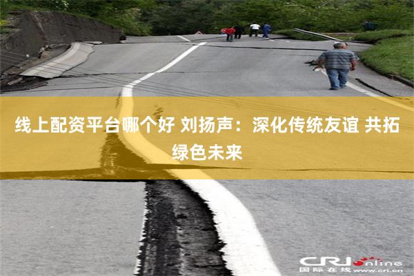 线上配资平台哪个好 刘扬声：深化传统友谊 共拓绿色未来