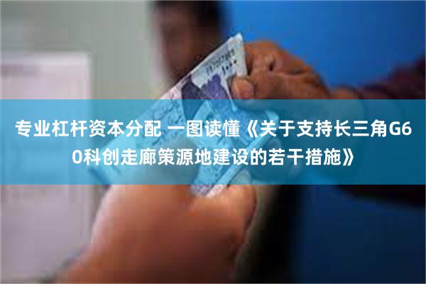 专业杠杆资本分配 一图读懂《关于支持长三角G60科创走廊策源地建设的若干措施》